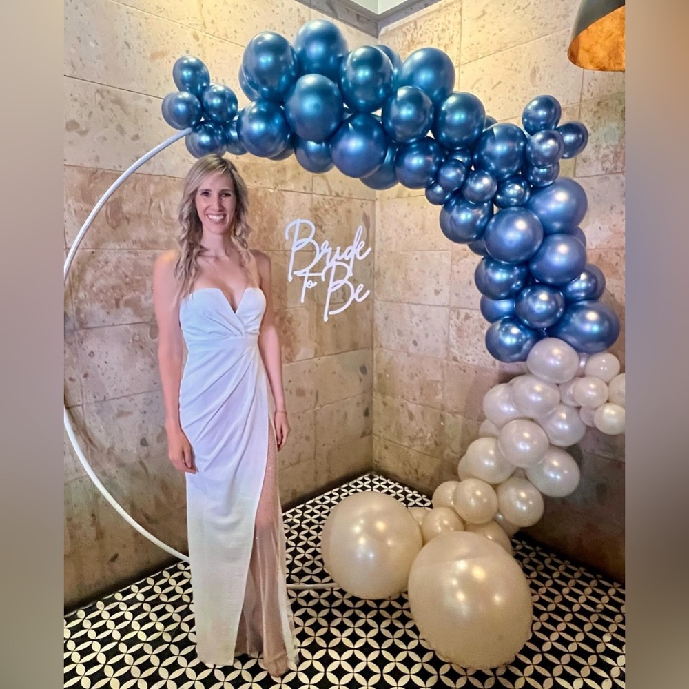 Bella & Bloom Boutique Lala strapless embellished slit maxi dress - Picture 3 of 3